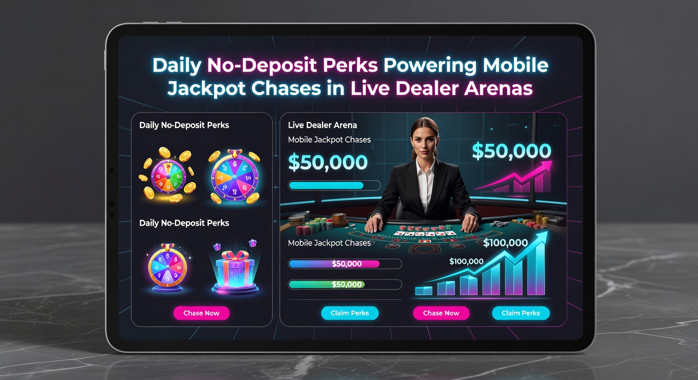 Live-Dealer-Roulette-Tisch auf Tablet mit progressivem Jackpot-Zähler und No-Deposit-Bonus-Pop-up