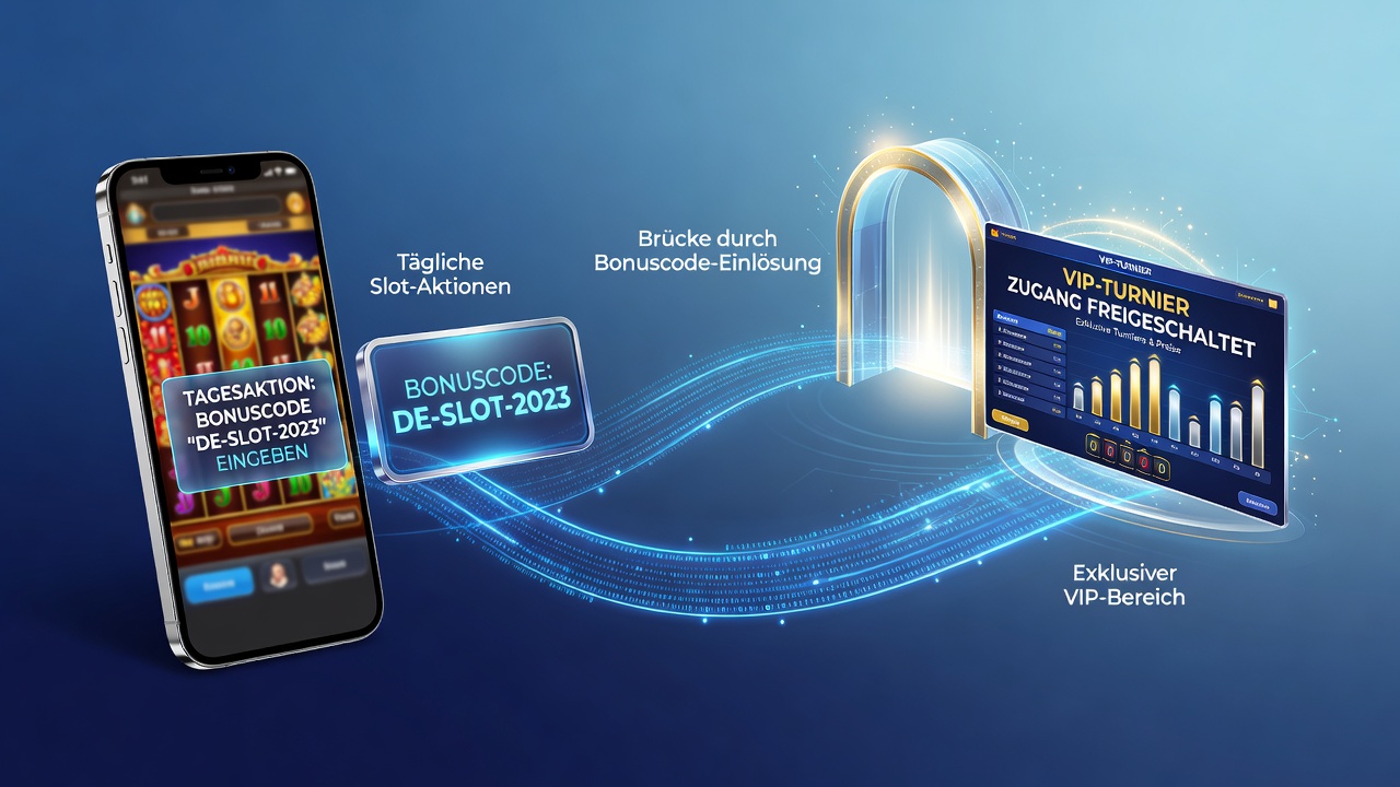 Darstellung der mobilen Turnierqualifikation über Bonus-Codes in deutschen Casinos