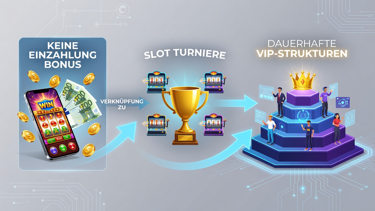 Visualisierung der Verbindung zwischen Turnierqualifikationen und VIP-Stufen auf mobilen Casino-Plattformen