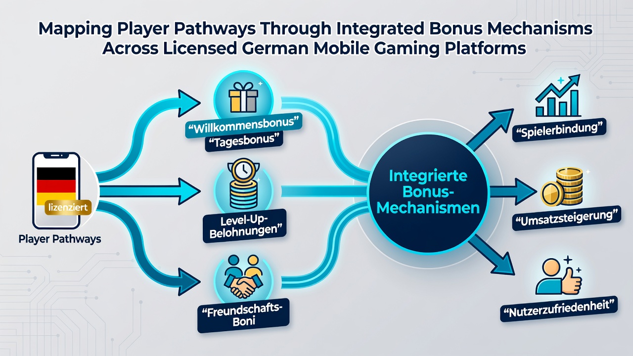 Darstellung von Spielerpfaden und Bonusverknüpfungen in mobilen deutschen Gaming-Umgebungen