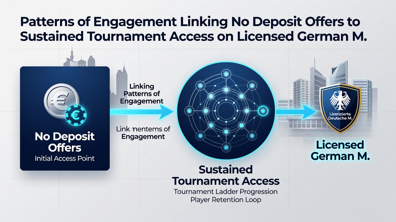 Diagramm zu Engagement-Pfaden und Turnierzugang auf mobilen Plattformen