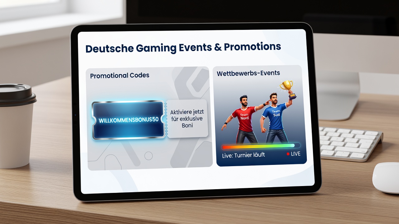 Darstellung von Turnier-Qualifikationen durch Promo-Codes in mobilen Apps